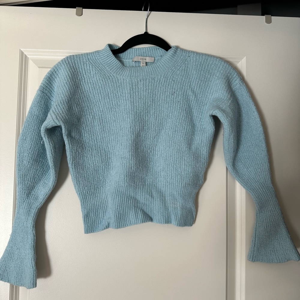 Joie light blue 100% wool sweater